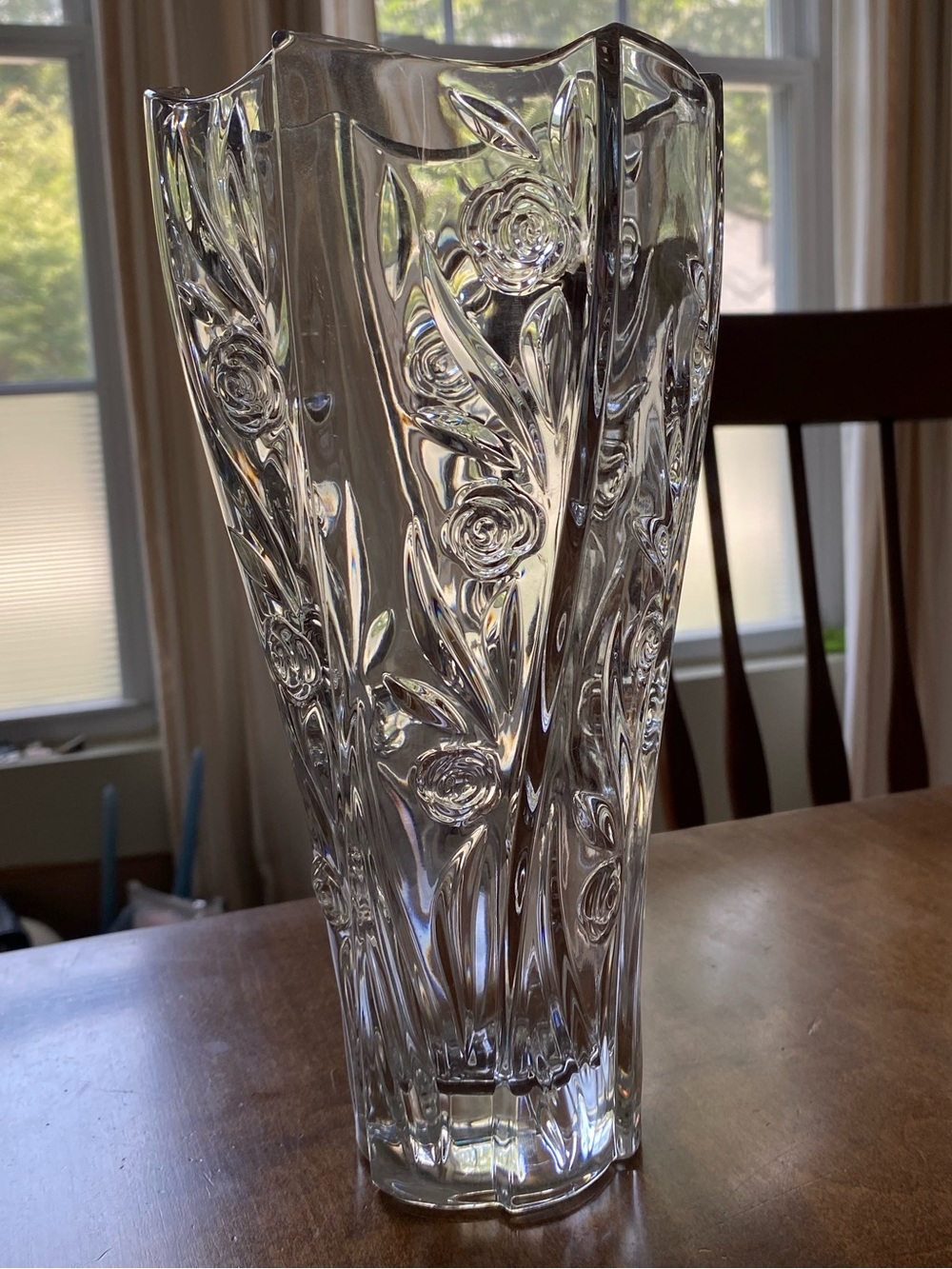 Waterford Crystal Rose Garden vase
